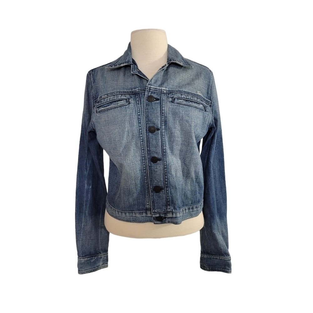 True Religion Faded Ombre Trucker Jean Jacket